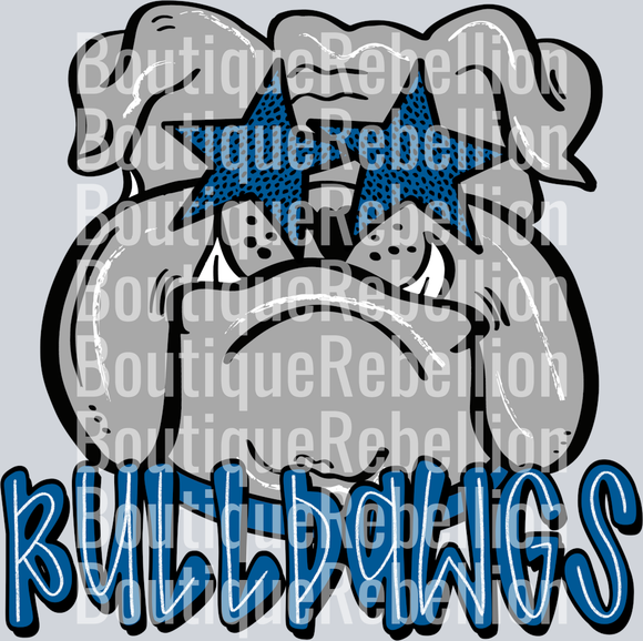 Bulldawgs Mascot Single DTF Transfer