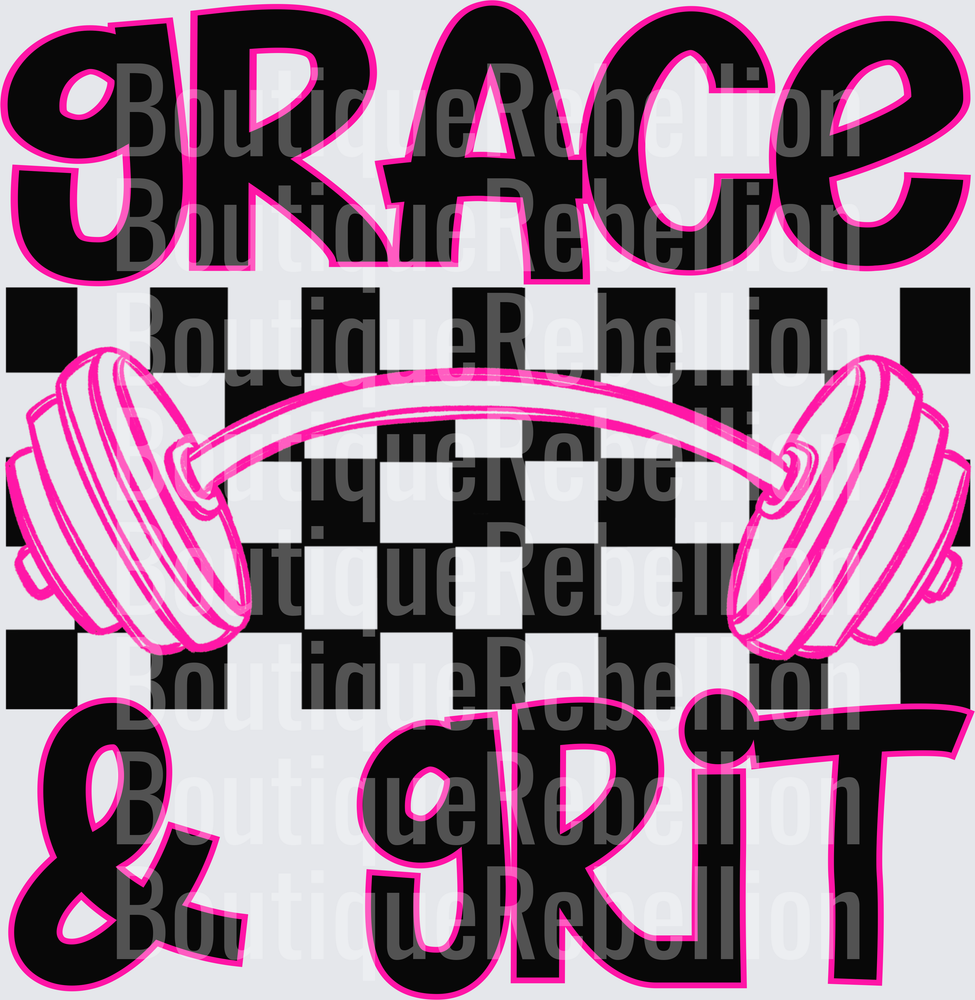 Gracen Black Single DTF Transfer
