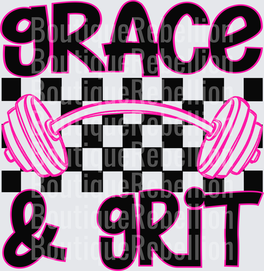 Gracen Black Single DTF Transfer