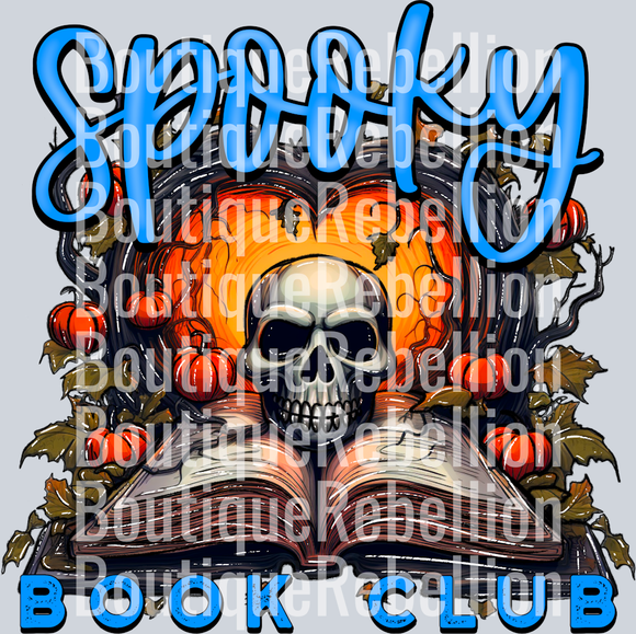 Spooky Book Club Single DTF Transfer
