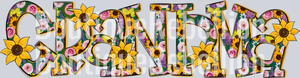 Sunflower Grandma Single DTF Transfer
