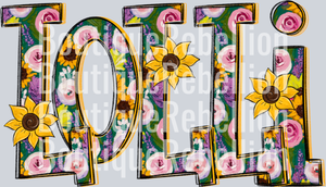 Sunflower Lolli Single DTF Transfer