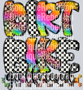 Dirt Bike Girlfriend Single DTF Transfer