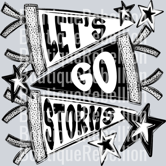 Let's Go Storms Single DTF Transfer