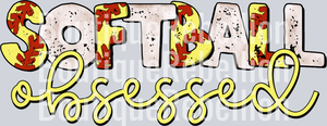 Softball Obsessed 5 Single DTF Image
