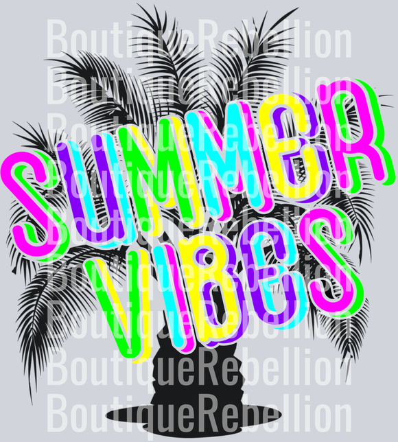 Summer Vibes Single DTF Transfer