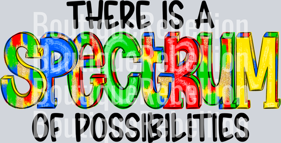 Spectrum of Possibilities Single DTF Transfer