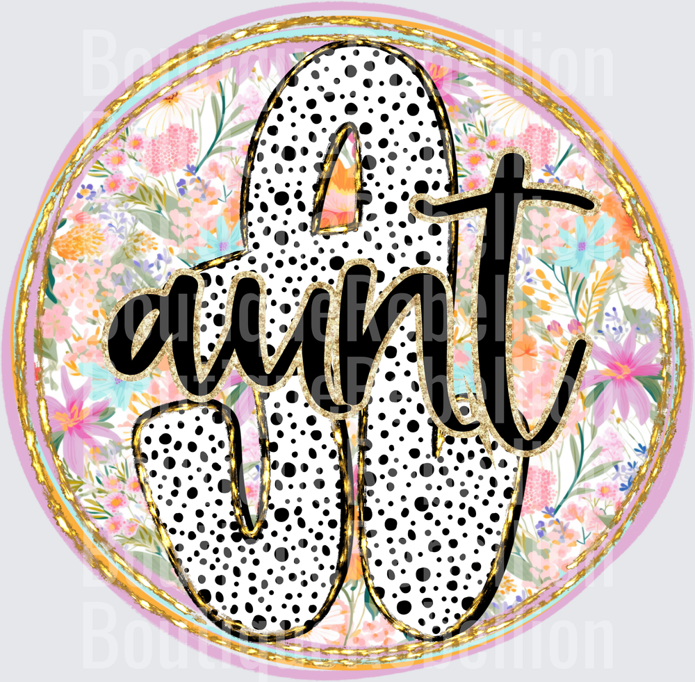 Aunt Single DTF Transfer