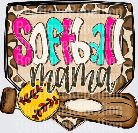 Softball Mama Single DTF Transfer