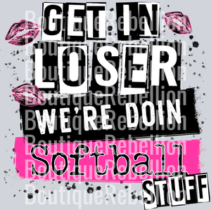 Softball Stuff  Single DTF Image