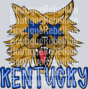 kentucky single DTF Transfer