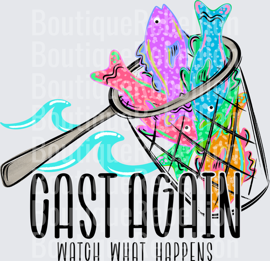 Cast Again Single DTF Transfer