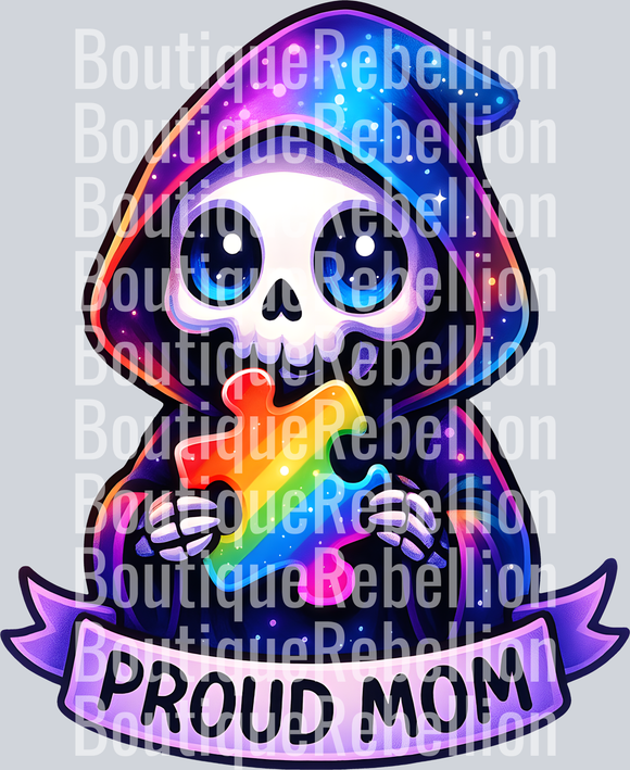 Puzzle Reaper Proud Mom Single DTF Transfer