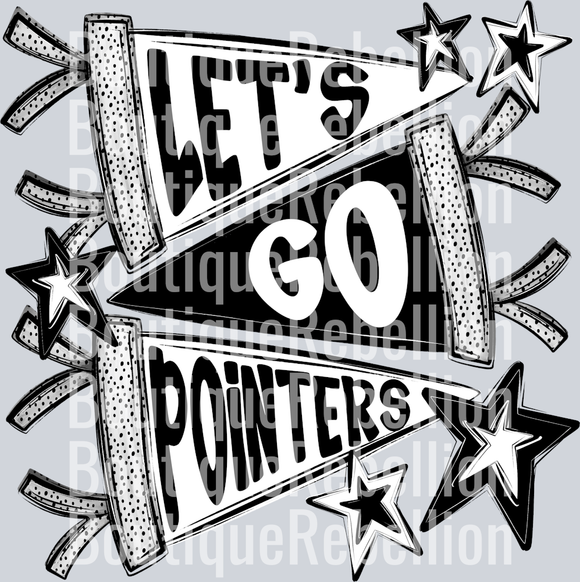 Let's Go Pointers Single DTF Transfer