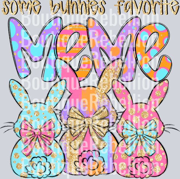 Some Bunnies Favorite Meme Single DTF Transfer
