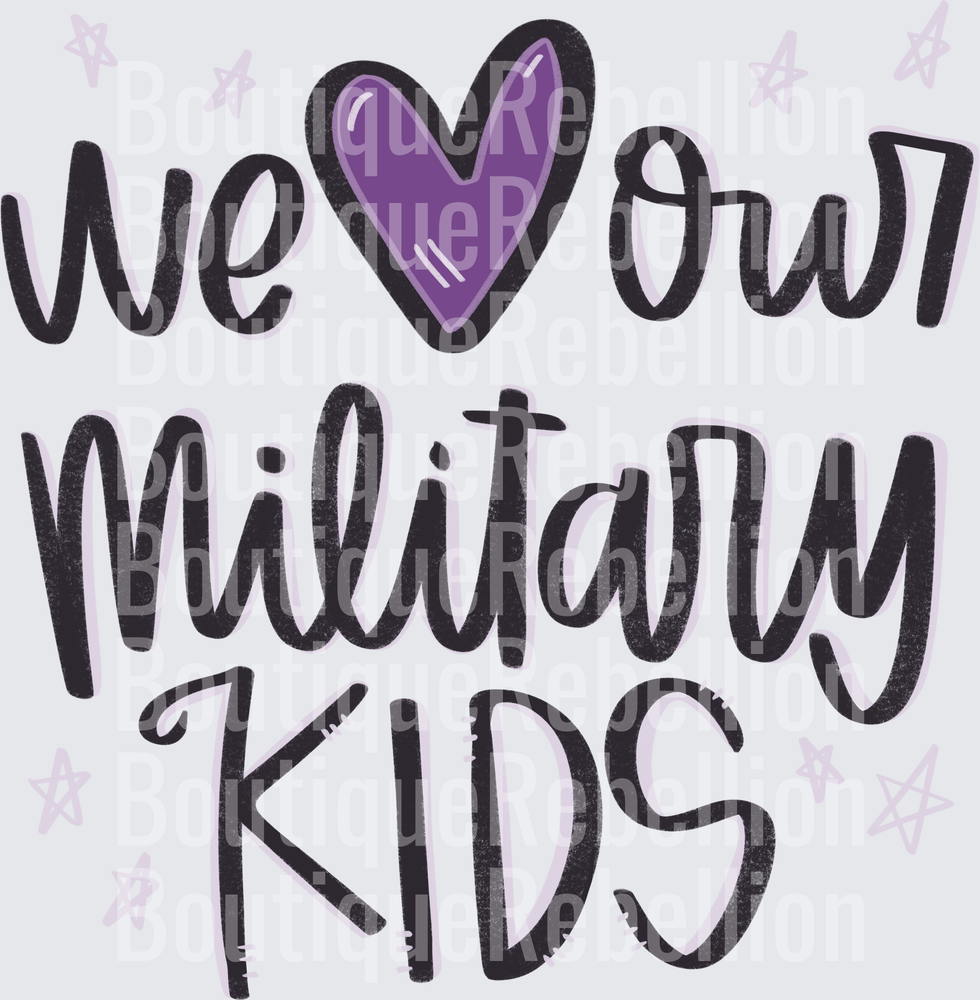 We Heart Our Military Kids