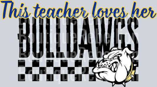 This teacher loves her bulldawgs