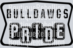 Bulldawgs Pride Single DTF Transfer