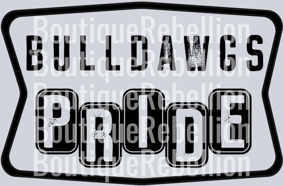 Bulldawgs Pride Single DTF Transfer