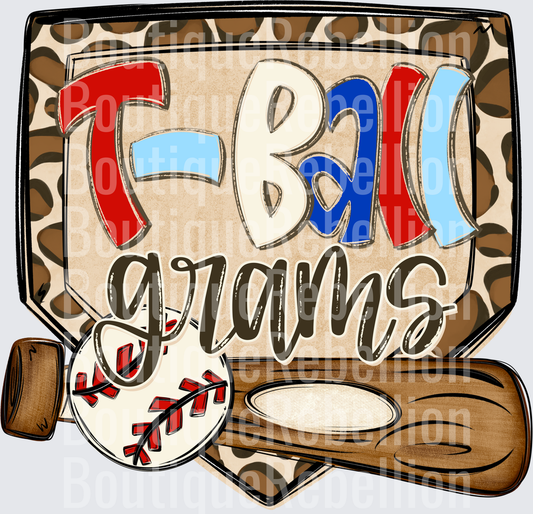 TBall Grams Single DTF Transfer