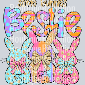 Some Bunnies Favorite Bestie Single DTF Transfer
