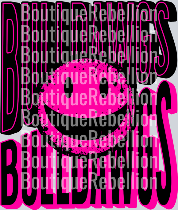 Bulldawgs-Pink Out Single DTF Transfer