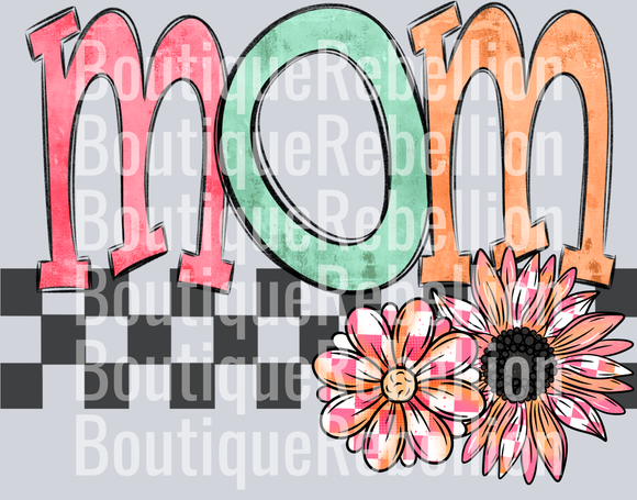Spring Floral Mom Single DTF Transfer