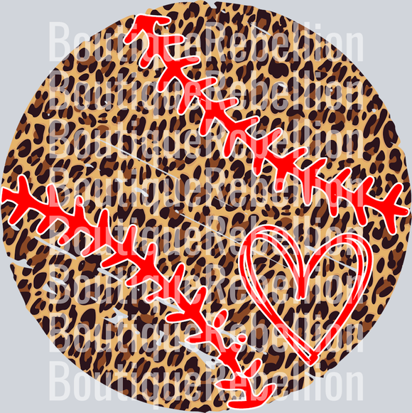 Leopard Ball Single DTF Image