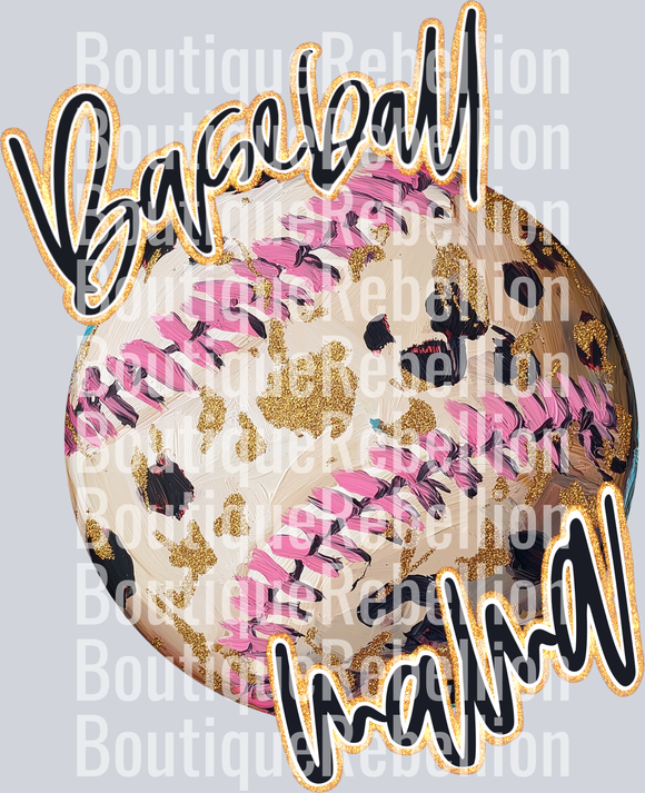 baseball mama single DTF Transfer