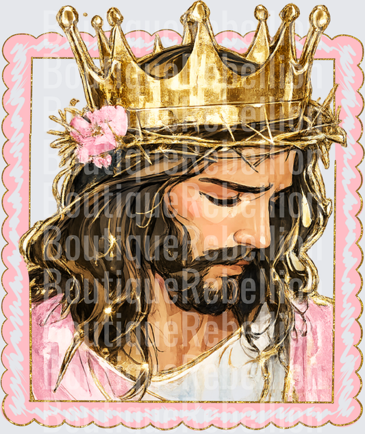 Framed Jesus Single DTF Transfer