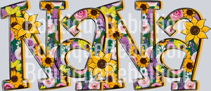 Sunflower Nana Single DTF Transfer