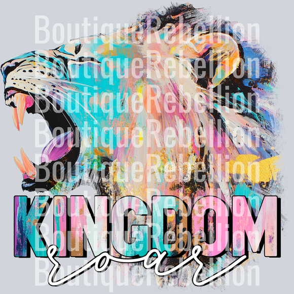 Kingdom Roar Single DTF Transfer
