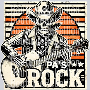 Pas Rock Single DTF Transfer