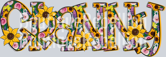Sunflower Granny Single DTF Transfer