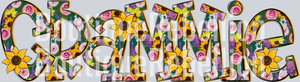Sunflower Grammie Single DTF Transfer