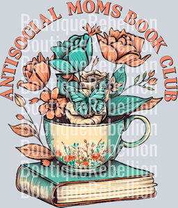 Antisocial Moms Book Club 1 Single DTF Transfer