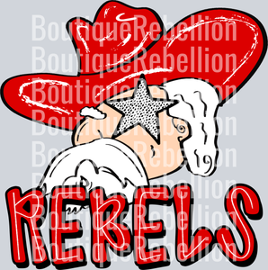 rebels single DTF Transfer