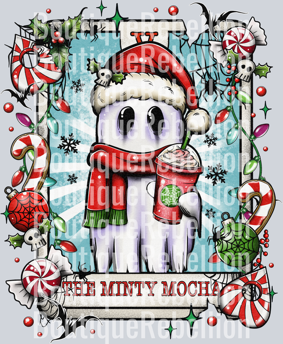 Minty Mocha Single DTF Transfer