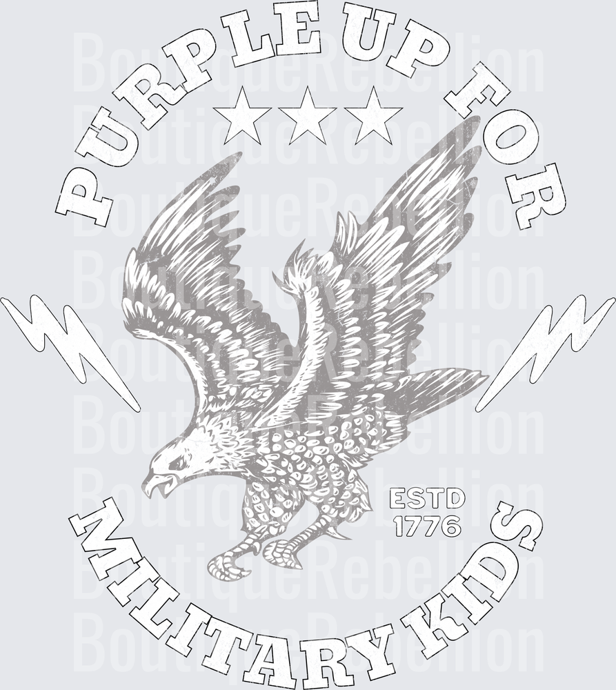 2026 Purple Up Eagle White