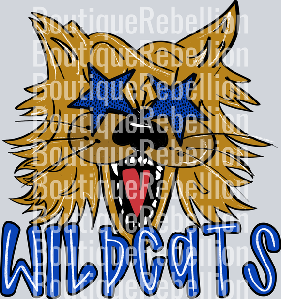 wildcats  single DTF Transfer