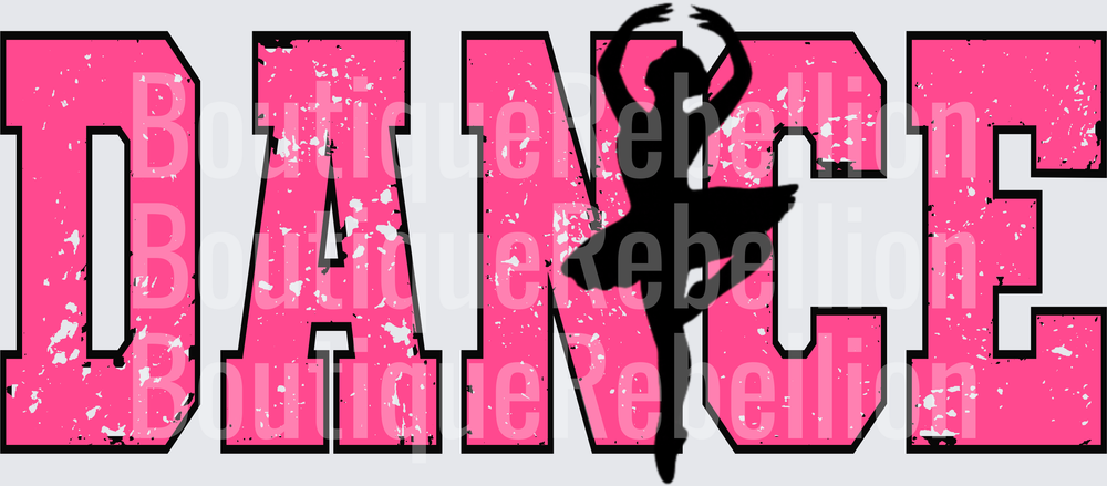Dance front Single DTF Transfer