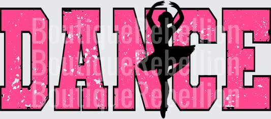 Dance front Single DTF Transfer