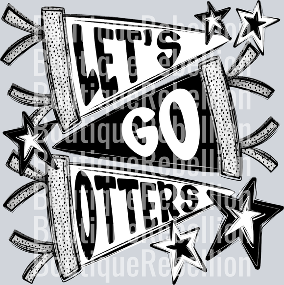 Let's Go Otters Single DTF Transfer