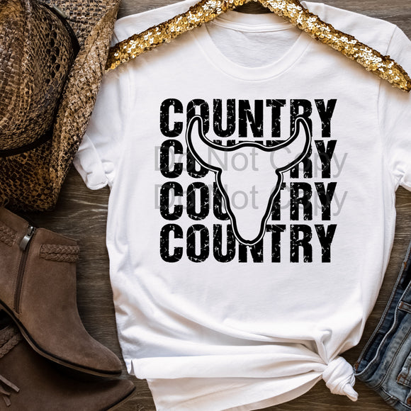 Country Country Country Adult Tee