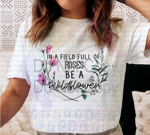 In a Field Full of Roses Adult Tee