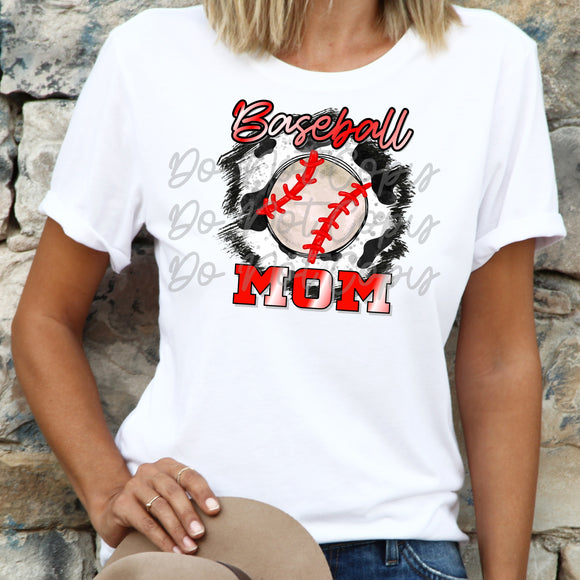 Baseball Mom Adult Tee