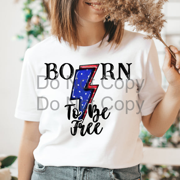 Born To Be Free Adult Tee