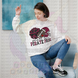 Small Town Pirate Pride Adult Crewneck Sweatshirt