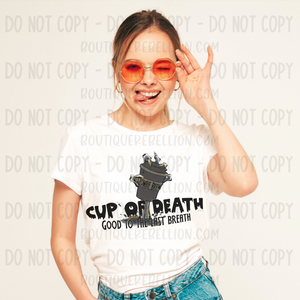 Cup Of Death Adult Tee